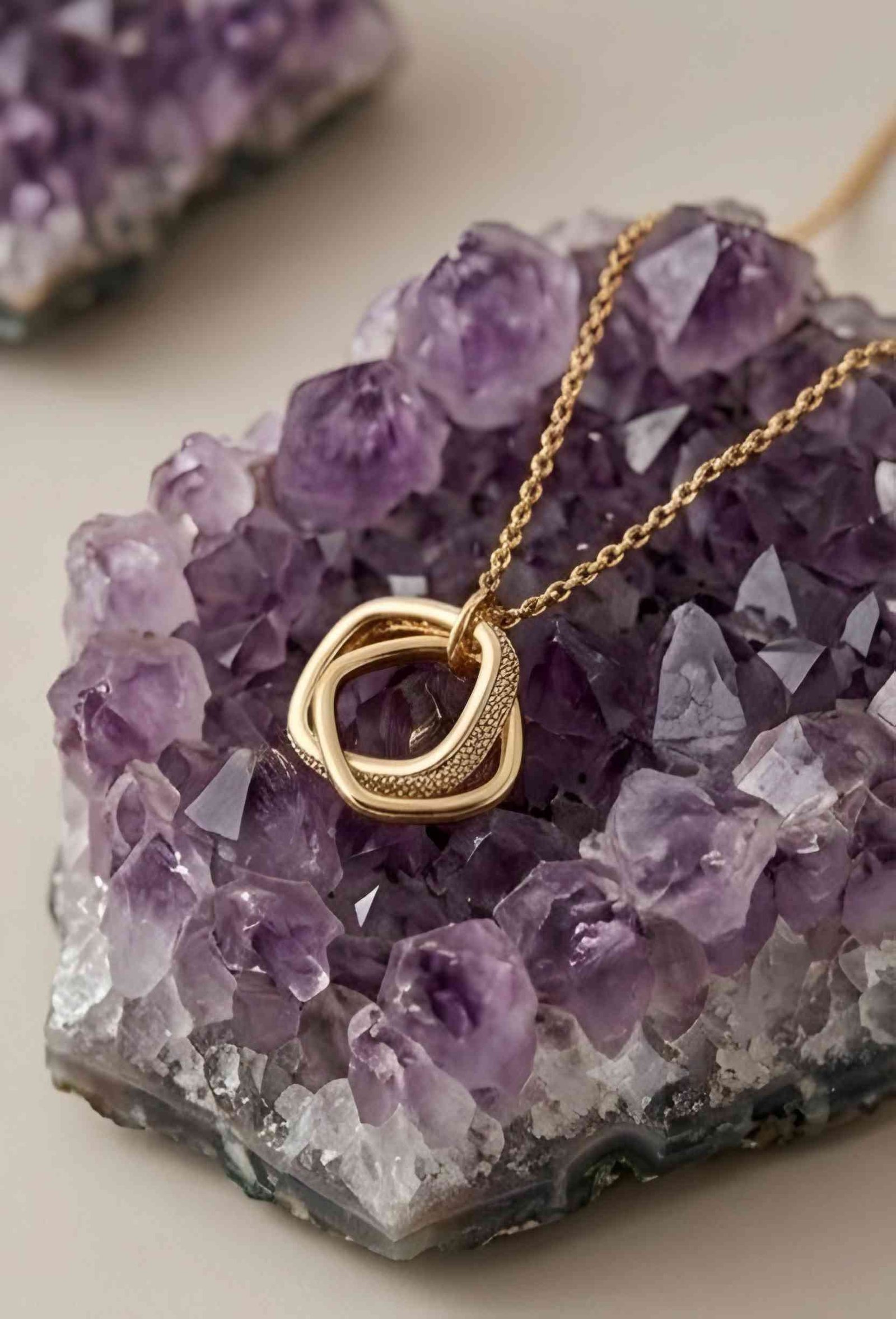 Harmony Loop Pendant Necklace - Image 2