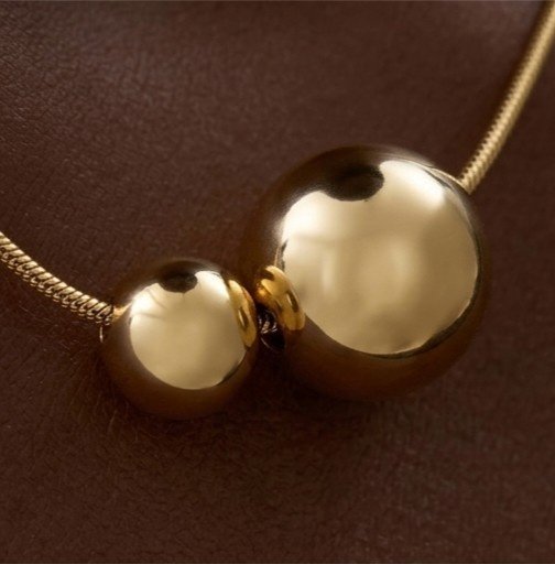 The Eternal Duo Geometric Pendant Nacklace - Image 2