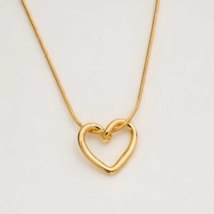 Eterna Heart Glide Pendant Necklace