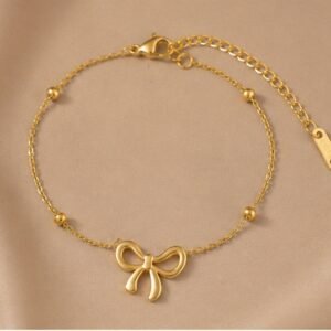 Golden Bow Bracelet
